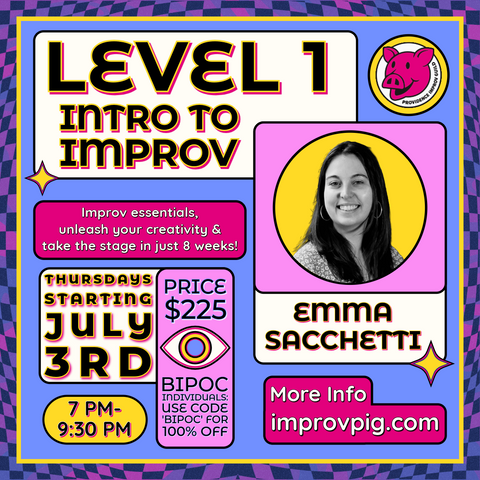 Level 1: Intro to Improv - Waitlist Only