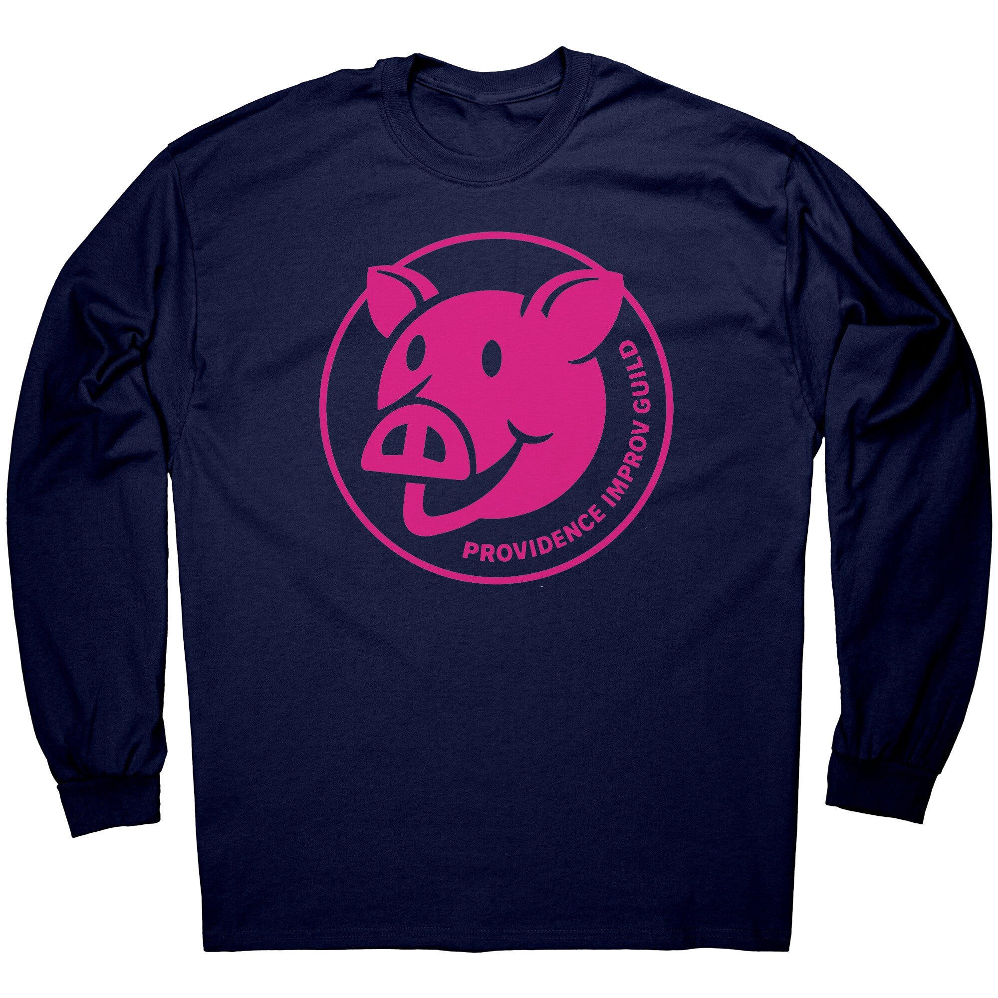 PIG_Long_Sleeve_Shirt_Navy_Moc